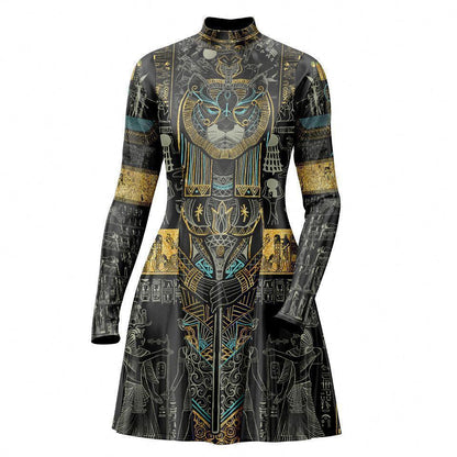Skater Dress XXS-2 Sekhmet Skater Dress 535A_LS-MiniDr_XXS_SEKHMET