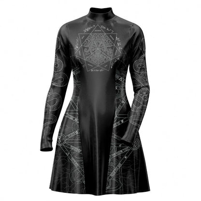 Skater Dress XXS-2 World Tree Skater Dress 535A_LS-MiniDr_XXS_WORLD-TREE
