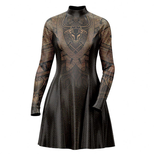labyrinth mini dress Labyrinth Skater Dress XS-4