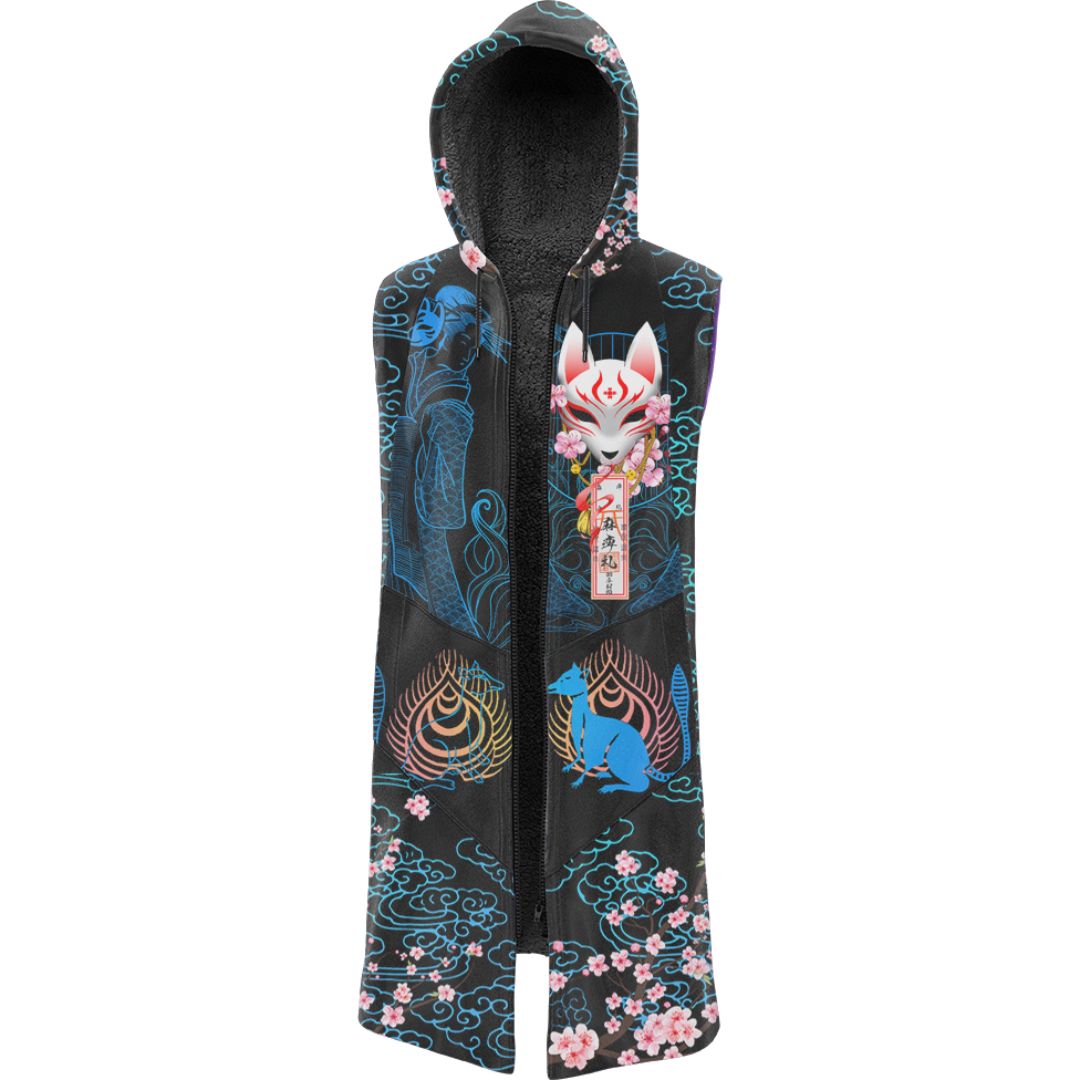 Sleeveless Ultra Cloak Kitsune Sleeveless Ultra Cloak - Blue Edition