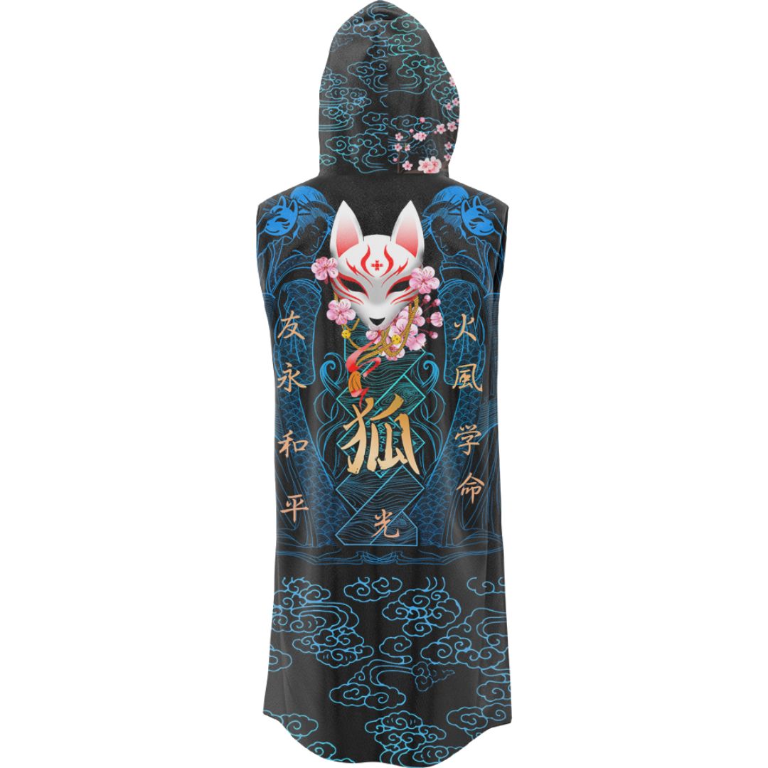 Sleeveless Ultra Cloak Kitsune Sleeveless Ultra Cloak - Blue Edition