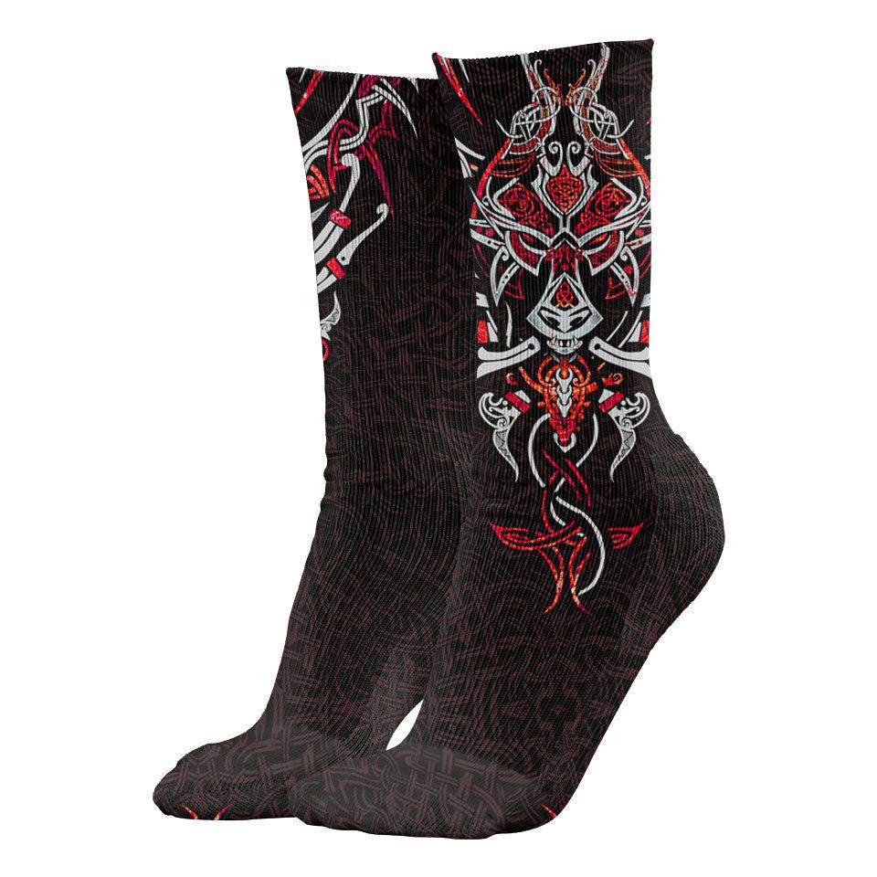 Socks Fenrir Socks - Crimson Edition fenrir_red_socks