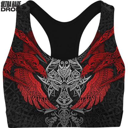 Sports Crop S Dual Ascent (Rupture) Ultra Rare Sports Crop - Only 300 Units Across All Styles MUNNIN-FNR-RED_SPORT-BRA-V1_SM