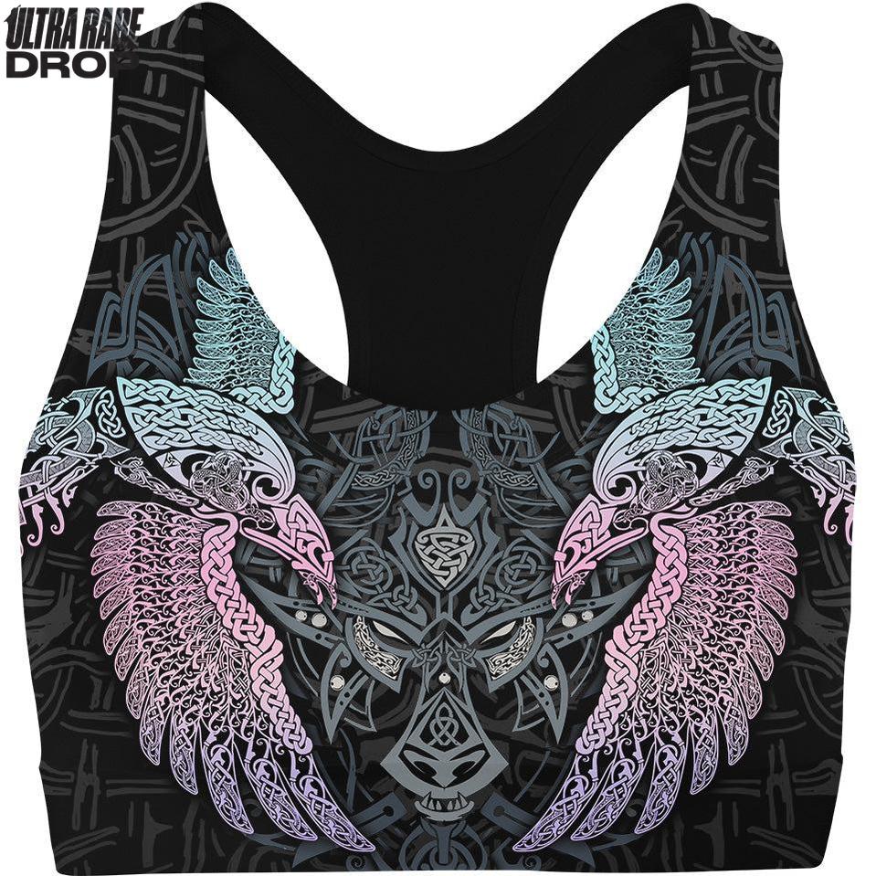 Sports Crop S Dual Ascent (Vigil) Ultra Rare Sports Crop - Only 300 Units Across All Styles MUNNIN-FNR-HOLO_SPORT-BRA-V1_SM