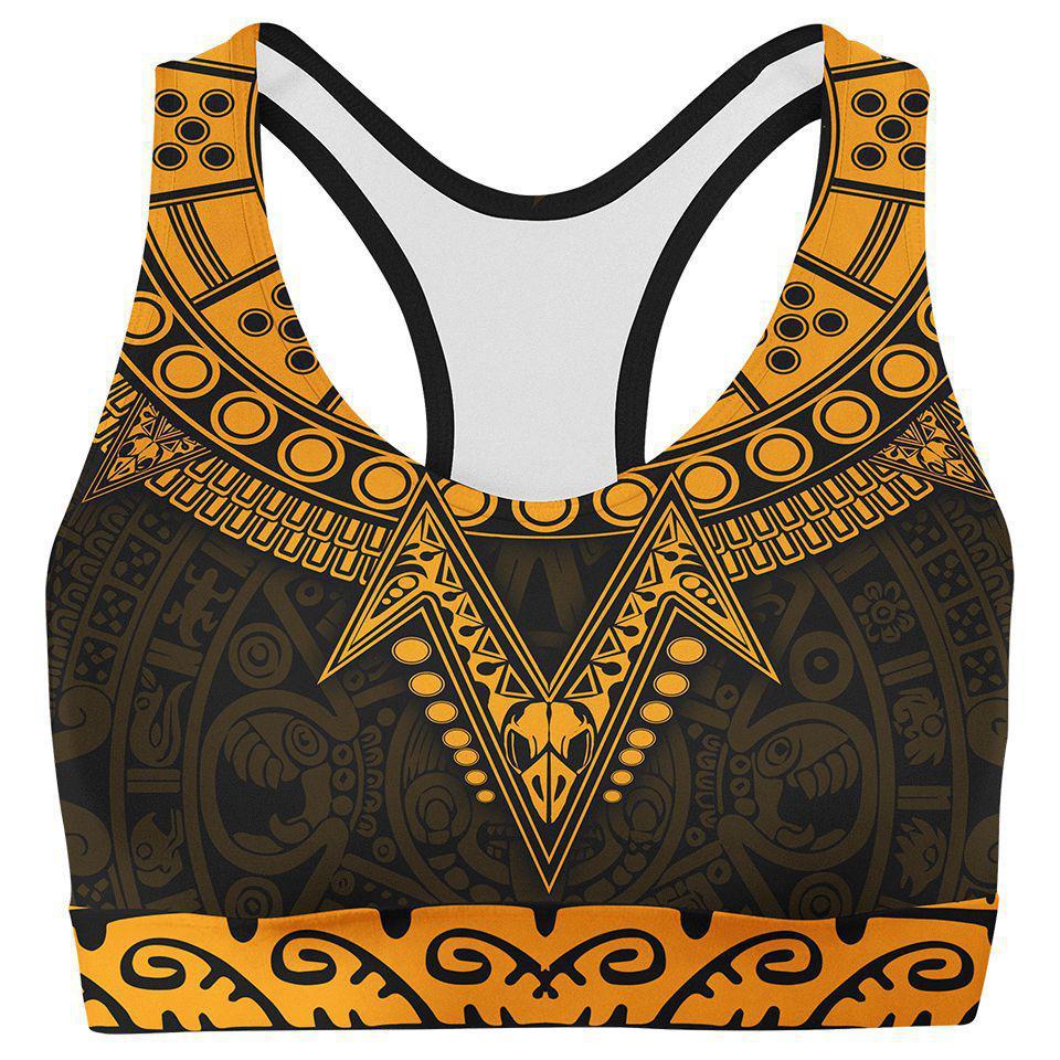Sports Crop S / Original Eagle Warrior Sports Crop EAGLEWARRIOR-YELLOW_SPORT-BRA-V1_SM