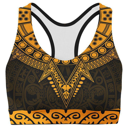 Sports Crop S / Original Eagle Warrior Sports Crop EAGLEWARRIOR-YELLOW_SPORT-BRA-V1_SM