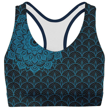 Sports Crop S / Original Mandala Sports Crop MANDALA-BLUE_SPORT-BRA-V1_SM
