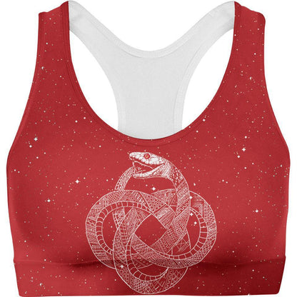 Sports Crop S Ouroboros Sports Crop - Red Edition OURO_SPORT-BRA-V1_SM-WHT