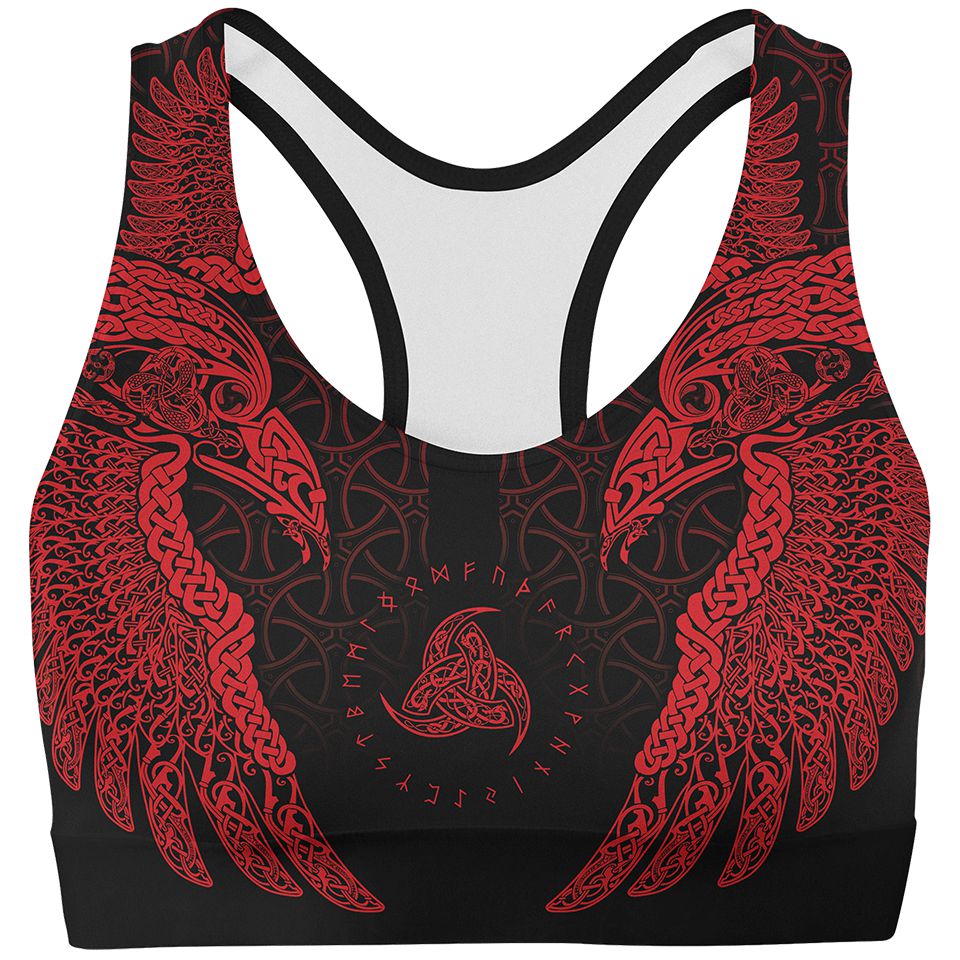 Sports Crop S / Red Muninn Sports Crop MUNNIN-RED_SPORT-BRA-V1_SM