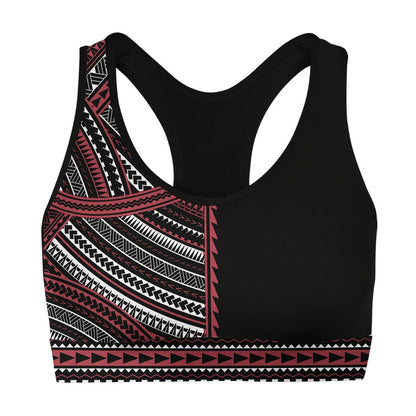 Sports Crop S / Red Totem Sports Bra TOTEM-RED_SPORT-BRA-V1_SM