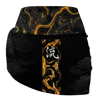 Suminagashi Athletic Skort