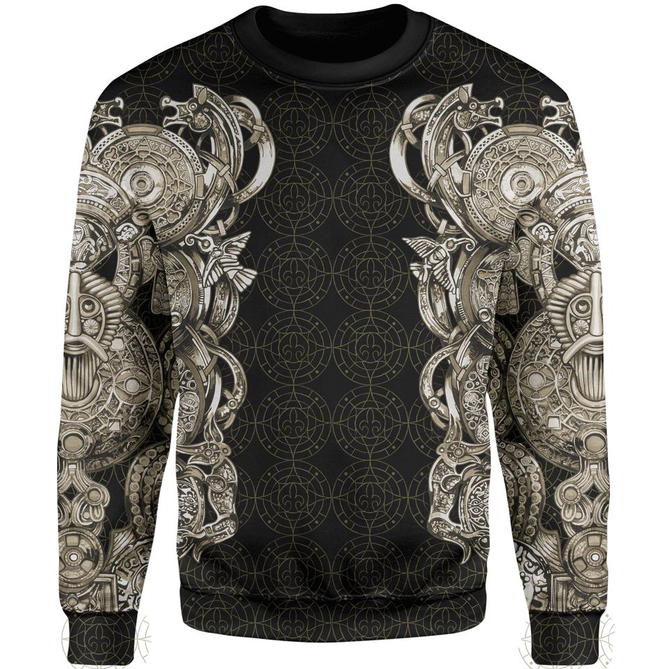 Sweater S / Anglo Gold Woden Sweater ANGLO-SAXON-BRONZE-BLACK_SWEATSHIRT-3.0_SM