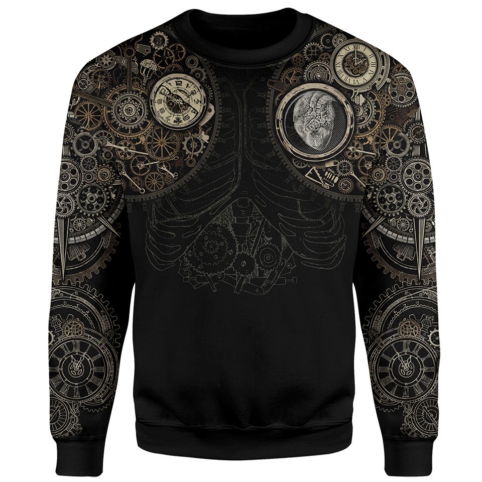 Sweater S / Rustic Steampunk Sweater STEAMPUNK_SWEATSHIRT-3.0_SM