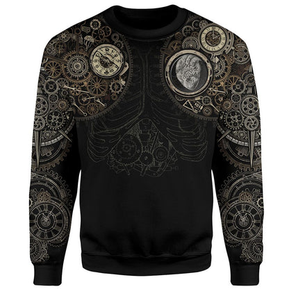 Sweater S / Rustic Steampunk Sweater STEAMPUNK_SWEATSHIRT-3.0_SM
