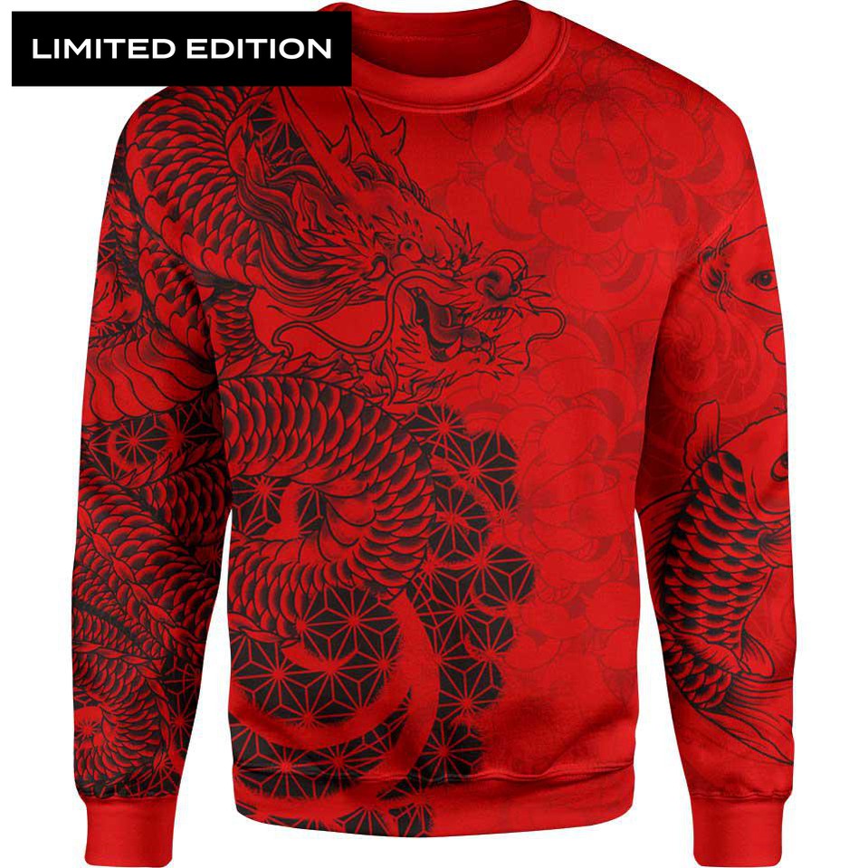 Sweater S Ryu Sweater - Limited DRAGON-RED_SWEATSHIRT-3.0_SM