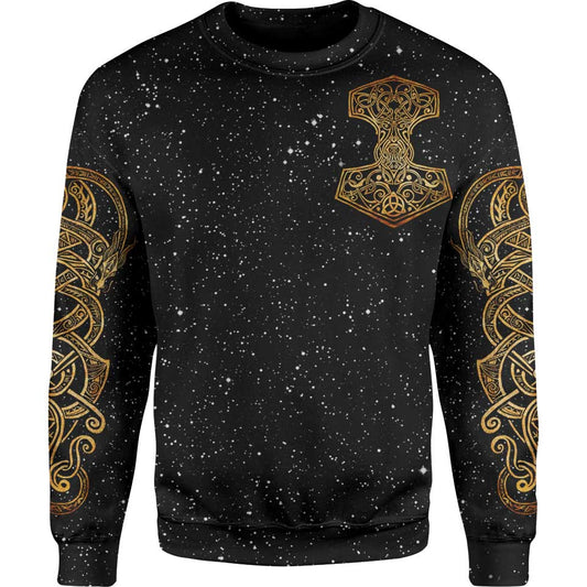 Sweater S Theft of Mjölnir Sweater MJOLNIR-GOLD_SWEATSHIRT-3.0_SM