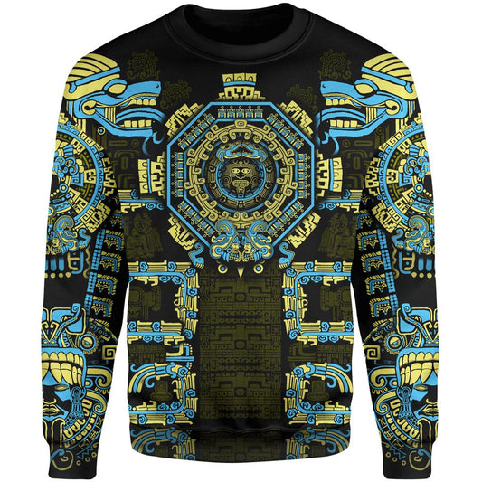 Sweater S / Turquoise Serpent Warrior Sweater AZTEC_SWEATSHIRT-3.0_SM