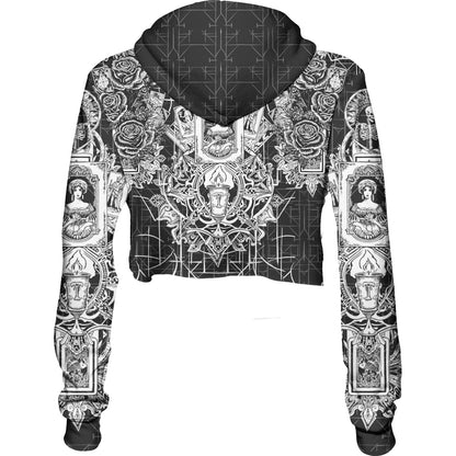 Tarot Crop Hoodie