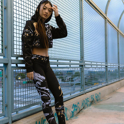 Tatsu Crop Hoodie & Leggings Set