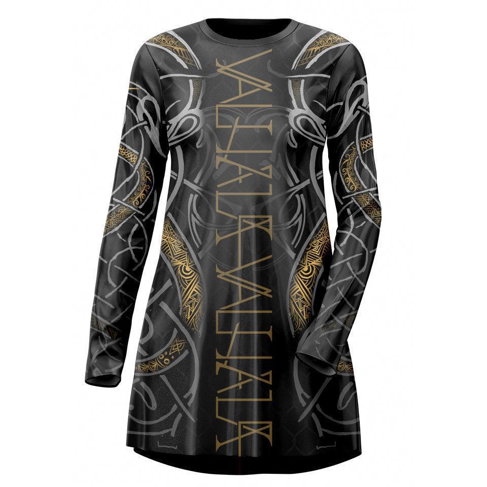 Tee Dress XXS Valhalla Calls Tee Dress 525_LS-SwingDr_XXS_VALHALLA