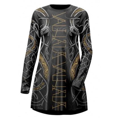 Tee Dress XXS Valhalla Calls Tee Dress 525_LS-SwingDr_XXS_VALHALLA