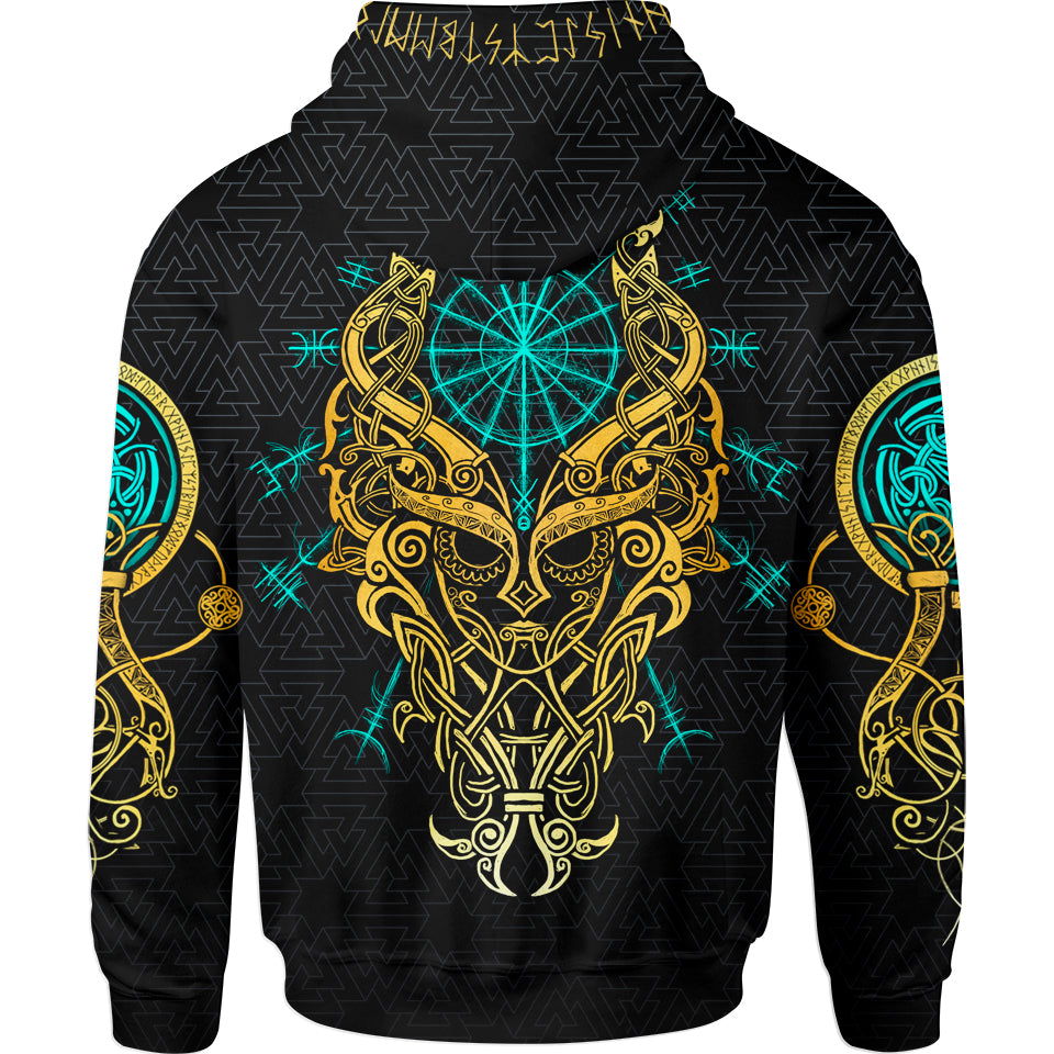 Valkyries of Valhalla Pullover Hoodie - Gold Edition