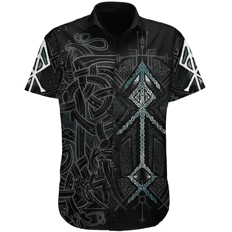 Runes of Loki Button Up Shirt