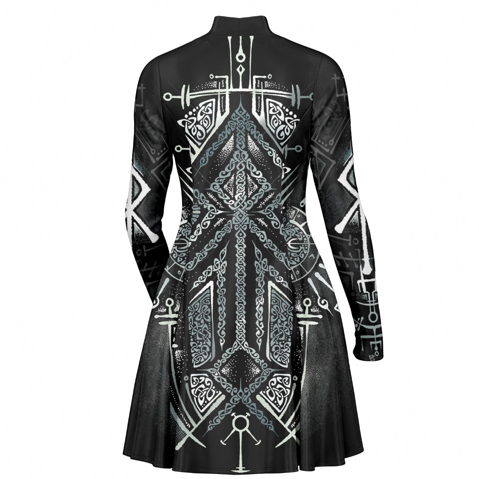 Runes of Loki Skater Dress