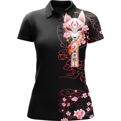 Women's Polo S Kitsune Women's Polo KITSUNE_WOMENS-POLO-ZIP_SM