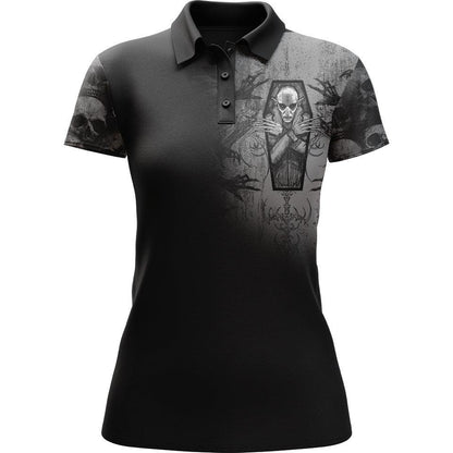 Women's Polo S Nosferatu Women's Polo 354_WOMENS-POLO_SM_NOSFERATU