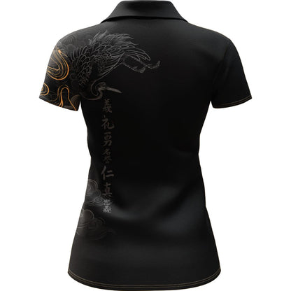 Women's Polo Suminagashi Women's Polo