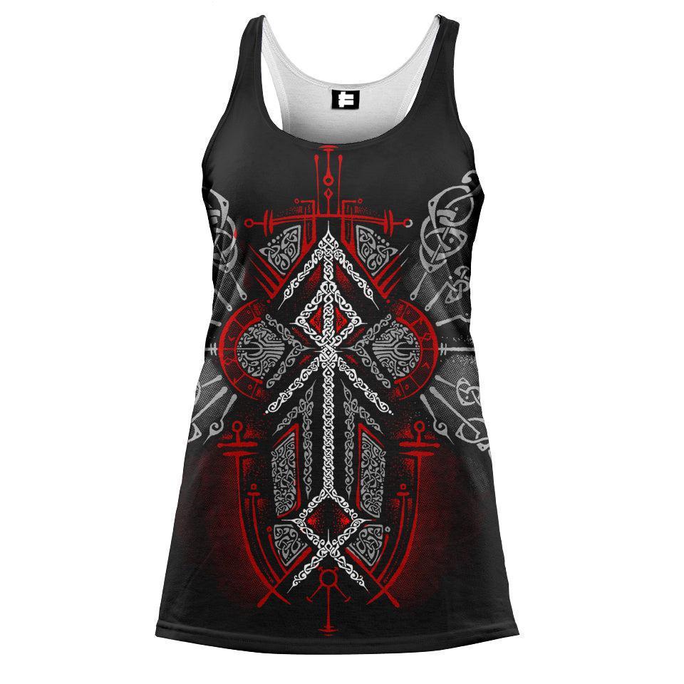 Women's tank Runes of Loki Women's Tank - Red Edition