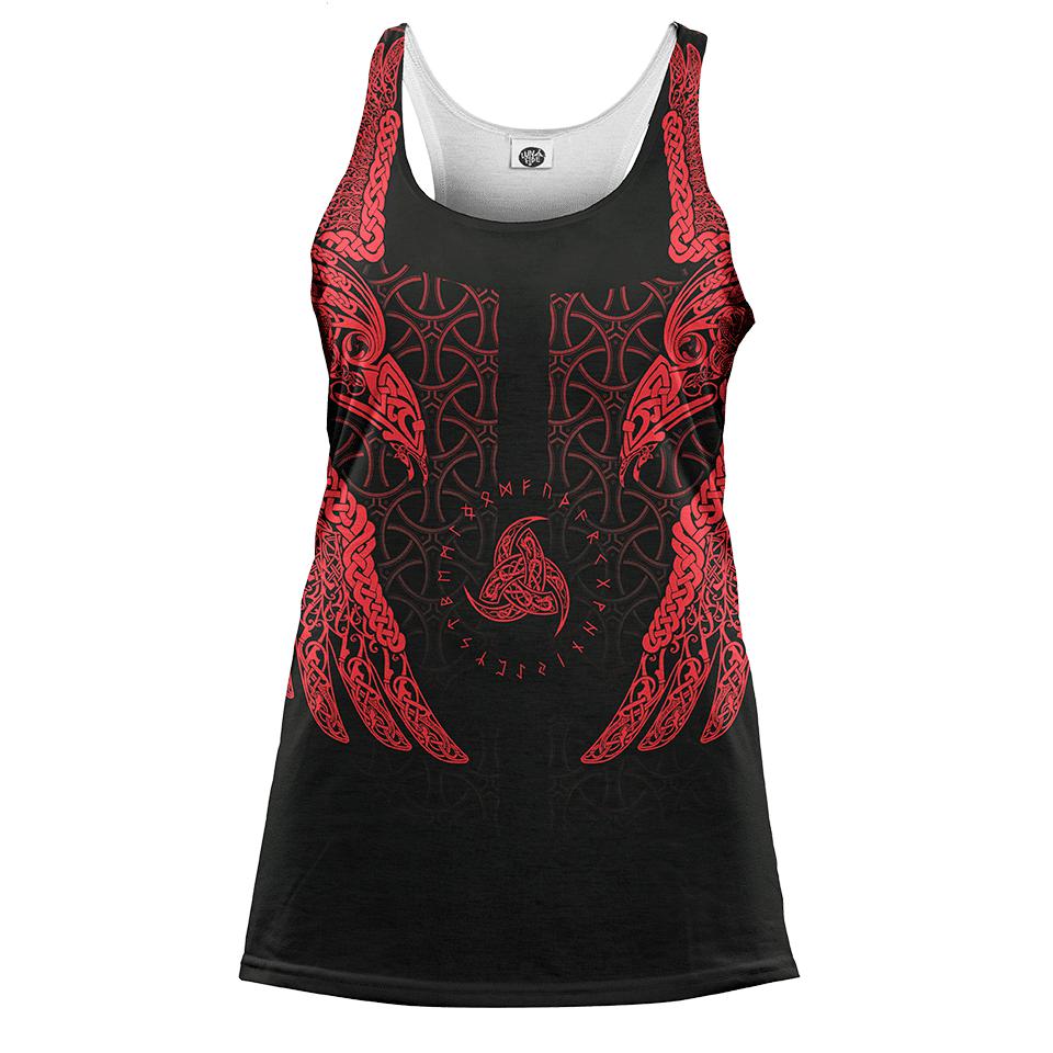 Women's tank S / Red Muninn Women's Tank MUNINN-RED_WOMENS-TANK-TOP_SM
