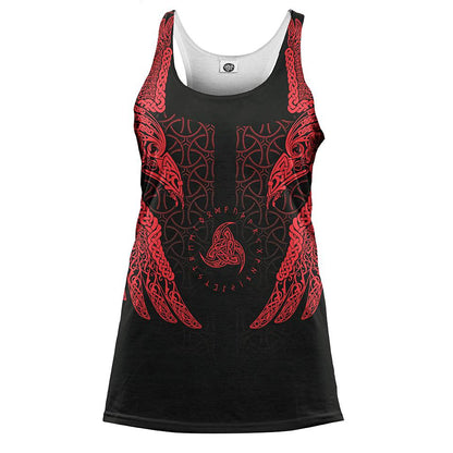 Women's tank S / Red Muninn Women's Tank MUNINN-RED_WOMENS-TANK-TOP_SM