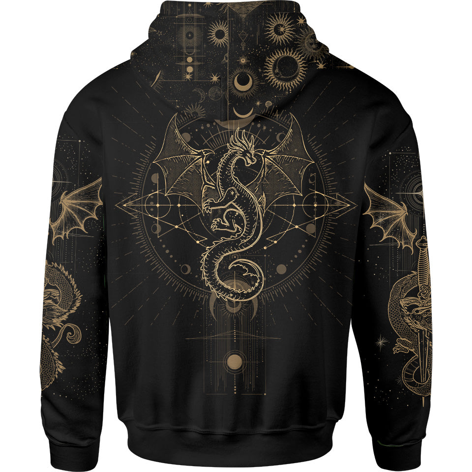 Zip-Hoodie Dragon Luna Zip Hoodie