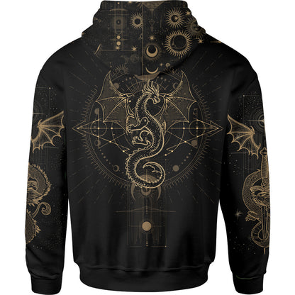 Zip-Hoodie Dragon Luna Zip Hoodie