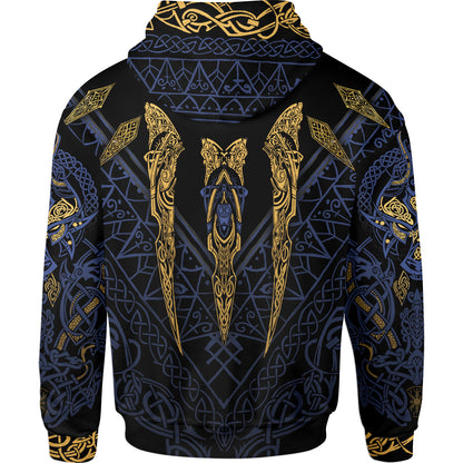 Zip-Hoodie Fenrir's Wrath Zip Hoodie - Blue Edition