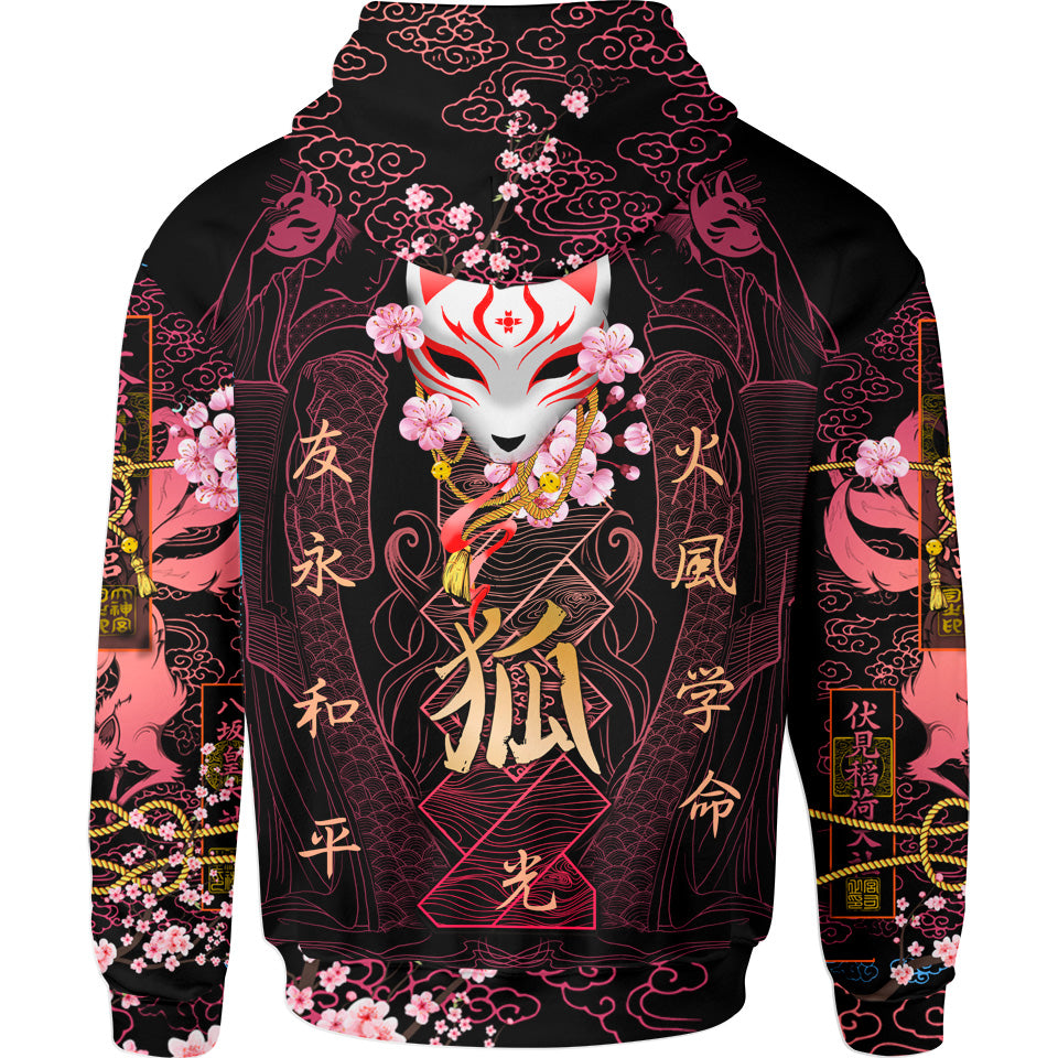 Zip-Hoodie Kitsune Zip Hoodie