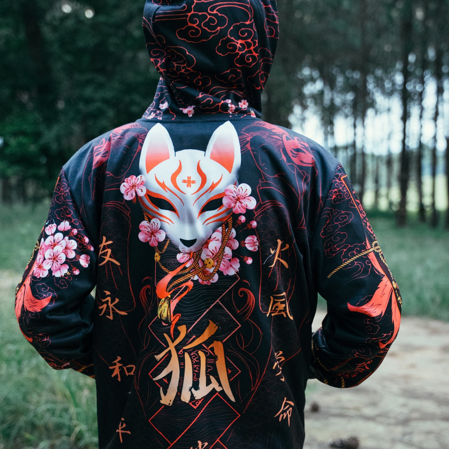 Zip-Hoodie Kitsune Zip Hoodie
