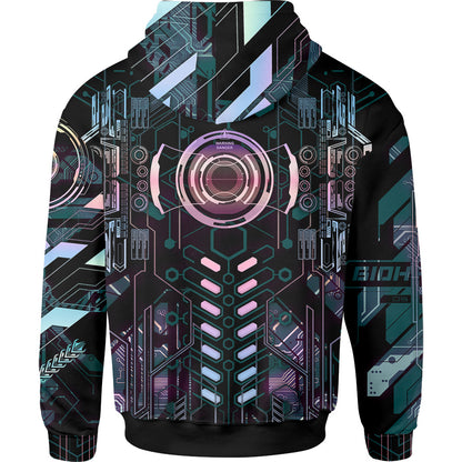 Zip-Hoodie Protocol Zero Zip Hoodie - ShadowSync Edition