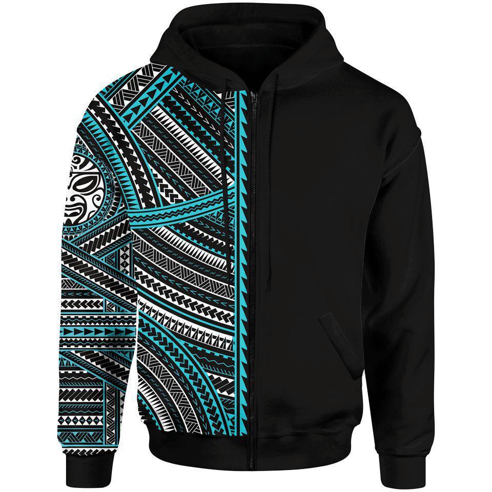 Zip-Hoodie S / Blue Totem Zip Hoodie TOTEM-BLUE_ZIP-HOODIE-2.0_SM