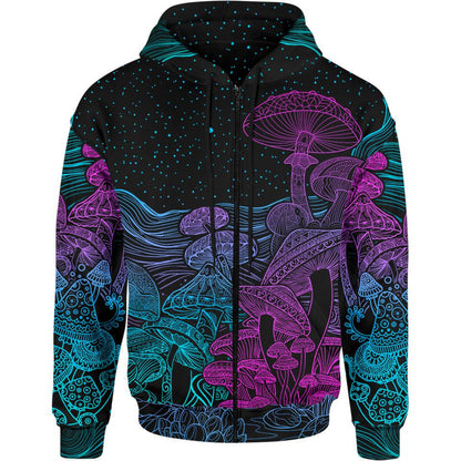 Zip-Hoodie S Mycelia Zip Hoodie FUNGI_ZIP-HOODIE-2.0_SM