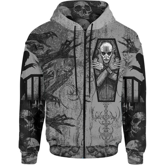 Zip-Hoodie S Nosferatu Zip Hoodie NOSFERATU_ZIP-HOODIE-2.0_SM