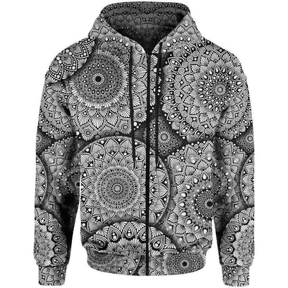Zip-Hoodie S / Original Spirit Spheres Zip Hoodie MULTIPLE-MANDALA_ZIP-HOODIE-2.0_SM