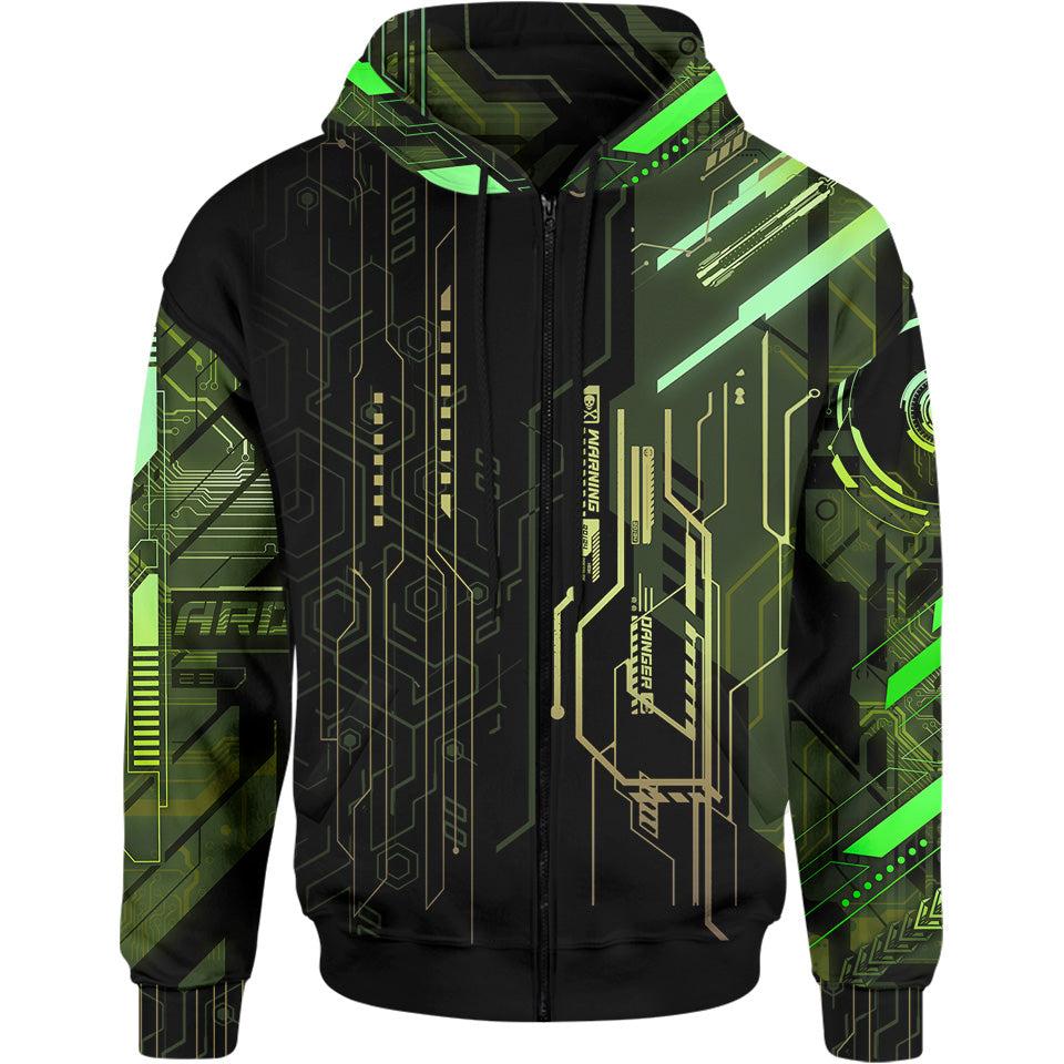 Zip-Hoodie S Protocol Zero Zip Hoodie - Biocore Edition ATOGRN_ZIP-HOODIE-2.0_SM