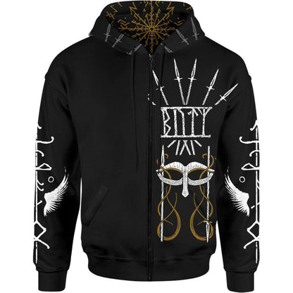 Zip-Hoodie S Runes of Valkyrie Zip Hoodie RUVAL_ZIP-HOODIE-2.0_SM