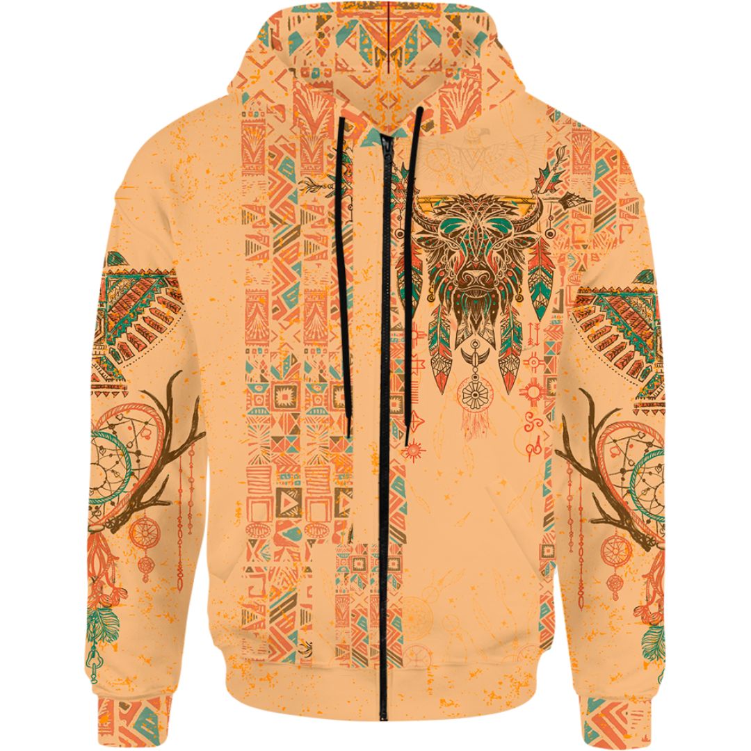 Zip-Hoodie S Stonehorn Zip Hoodie BISON_ZIP-HOODIE-2.0_SM