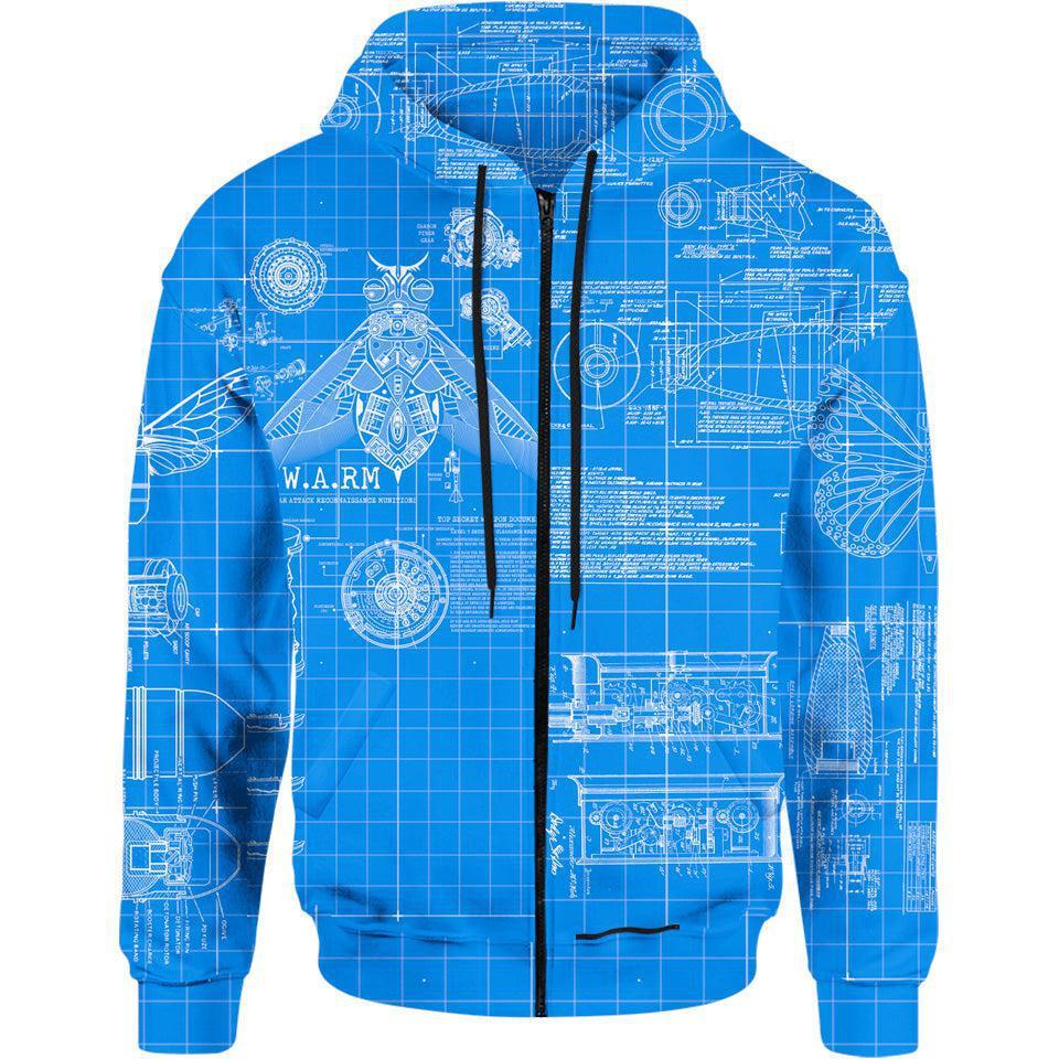 Zip-Hoodie S Swarm Zip Hoodie SWARM_ZIP-HOODIE-2.0_SM