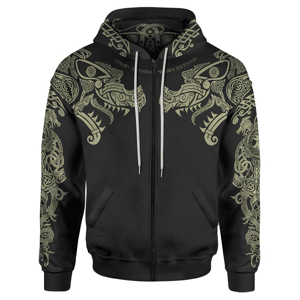 The Ragnarök Zip Hoodie – Lunafide