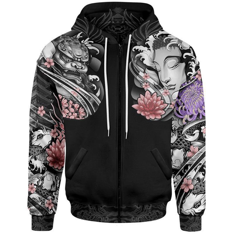 Zip-Hoodie S The Sensō-ji Zip Hoodie BUDDHA_ZIP-HOODIE-2.0_SM